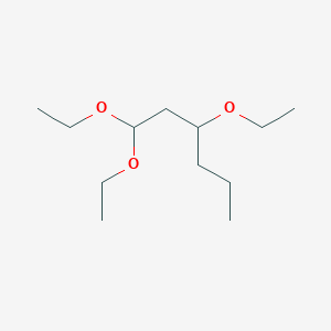 molecular formula C12H26O3 B087271 1,1,3-Triethoxyhexane CAS No. 101-33-7