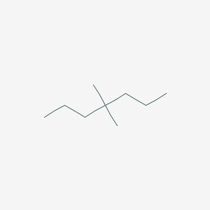 molecular formula C9H20 B087272 4,4-Dimethylheptane CAS No. 1068-19-5