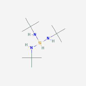 molecular formula C12H31N3Si B8727247 Tris(tert-butylamino)silane 