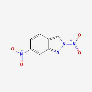 molecular formula C7H4N4O4 B8727378 2,6-dinitro-2H-indazole CAS No. 31163-68-5