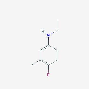 molecular formula C9H12FN B8727438 N-ethyl-4-fluoro-3-methylaniline 