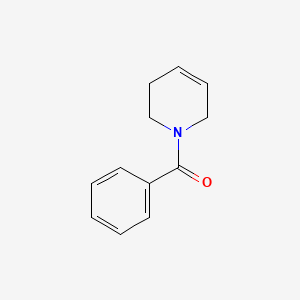molecular formula C12H13NO B8727527 3,6-dihydro-2H-pyridin-1-yl(phenyl)methanone CAS No. 71785-91-6