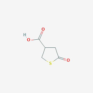 molecular formula C5H6O3S B087276 5-Oxothiolane-3-carboxylic acid CAS No. 28525-50-0