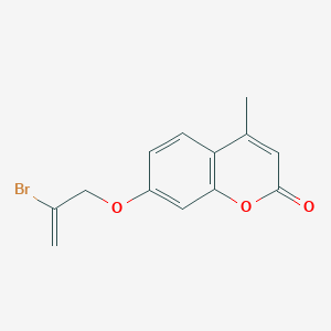 7-[(2-bromoallyl)oxy]-4-methyl-2H-chromen-2-one