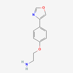 2-(4-Oxazol-4-yl-phenoxy)-ethylamine