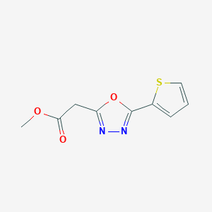 Methyl (5-thien-2-yl-1,3,4-oxadiazol-2-yl)acetate