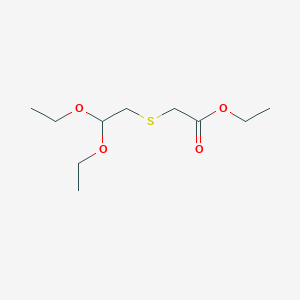 Ethyl [(2,2-diethoxyethyl)sulfanyl]acetate
