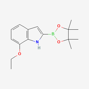 7-ethoxy-2-(4,4,5,5-tetramethyl-1,3,2-dioxaborolan-2-yl)-1H-indole