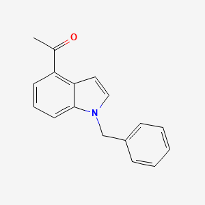 1-(1-Benzyl-1H-indol-4-yl)ethan-1-one