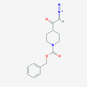 4-(2-Diazo-acetyl)-piperidine-1-carboxylic acid benzyl ester