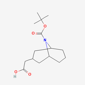 2-(9-(tert-Butoxycarbonyl)-9-azabicyclo[3.3.1]nonan-3-yl)acetic acid