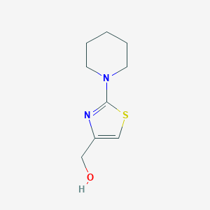 molecular formula C9H14N2OS B8727758 2-Piperidinothiazol-4-ylmethanol 