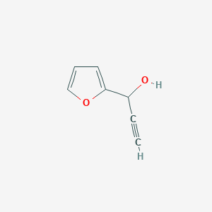 molecular formula C7H6O2 B8727790 1-(furan-2-yl)prop-2-yn-1-ol 