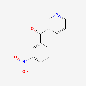 molecular formula C12H8N2O3 B8727793 (3-Nitrophenyl)(pyridin-3-yl)methanone 