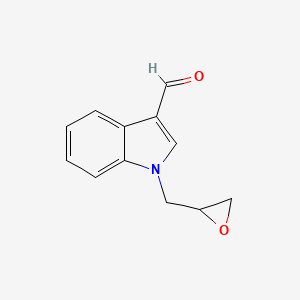1-(oxiran-2-ylmethyl)-1H-indole-3-carbaldehyde