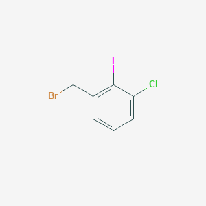 molecular formula C7H5BrClI B8728017 1-(Bromomethyl)-3-chloro-2-iodobenzene 