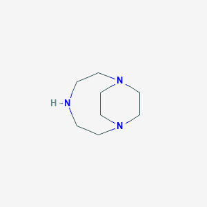 molecular formula C8H17N3 B8728032 1,4,7-Triazabicyclo[5.2.2]undecane CAS No. 37571-28-1