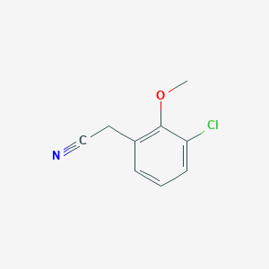 2-(3-Chloro-2-methoxyphenyl)acetonitrile