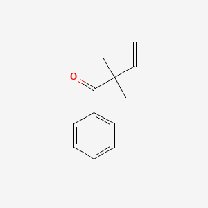 molecular formula C12H14O B8728148 2,2-Dimethyl-1-phenyl-3-buten-1-one CAS No. 62894-04-6