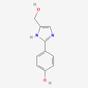 4-Hydroxymethyl-2-(4-hydroxyphenyl)-imidazole
