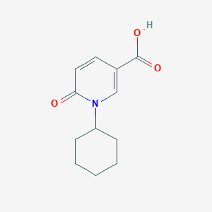 1-Cyclohexyl-6-oxo-1,6-dihydropyridine-3-carboxylic acid