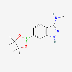 N-methyl-6-(4,4,5,5-tetramethyl-1,3,2-dioxaborolan-2-yl)-1H-indazol-3-amine