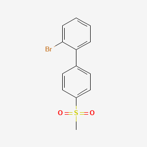 molecular formula C13H11BrO2S B8728445 2-Bromo-4'-methanesulfonyl-biphenyl 