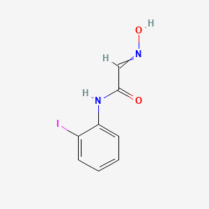 molecular formula C8H7IN2O2 B8728503 2-(hydroxyimino)-N-(2-iodophenyl)acetamide CAS No. 117500-16-0