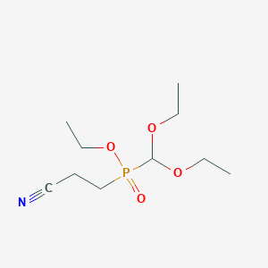 Ethyl 2-cyanoethyl(diethoxymethyl)phosphinate