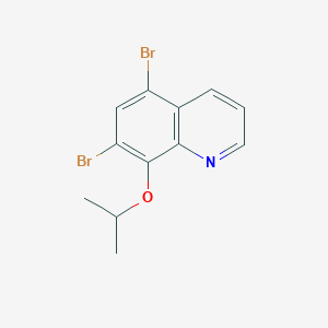 5,7-Dibromo-8-[(propan-2-yl)oxy]quinoline