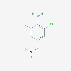 4-(Aminomethyl)-2-chloro-6-methylaniline