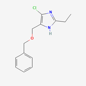 4-chloro-2-ethyl-5-{[(phenylmethyl)oxy]methyl}-1H-imidazole