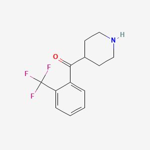 Piperidin-4-yl(2-(trifluoromethyl)phenyl)methanone