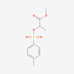 molecular formula C11H14O5S B8728756 Methyl 2-(4-methylphenyl)sulfonyloxypropanoate CAS No. 66648-29-1