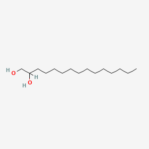 molecular formula C15H32O2 B8728813 Pentadecane-1,2-diol CAS No. 33968-47-7