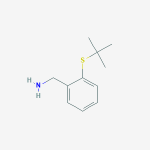 (2-(tert-Butylthio)phenyl)methanamine