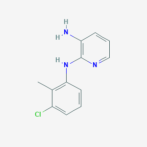 3-Amino-2-(3-chloro-2-methylanilino)pyridine
