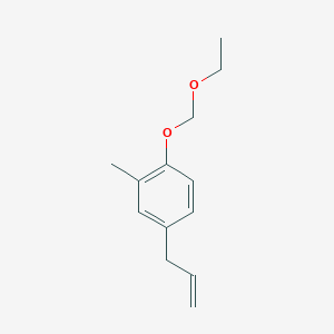 1-(Ethoxymethoxy)-2-methyl-4-(prop-2-en-1-yl)benzene