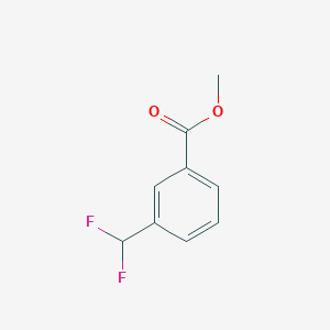 molecular formula C9H8F2O2 B8728973 methyl 3-(difluoromethyl)benzoate CAS No. 944268-61-5