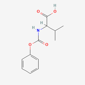 molecular formula C12H15NO4 B8728988 N-Phenoxycarbonyl-L-valine 