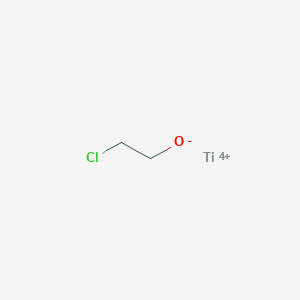 molecular formula C8H16Cl4O4Ti B008729 Titanium(4+) 2-chloroethanolate CAS No. 19600-96-5