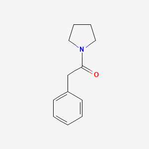 molecular formula C12H15NO B8729031 2-Phenyl-1-pyrrolidin-1-ylethanone 