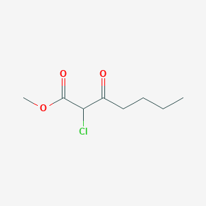 molecular formula C8H13ClO3 B8729042 Methyl 2-chloro-3-oxoheptanoate CAS No. 866531-16-0