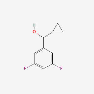 molecular formula C10H10F2O B8729189 Cyclopropyl(3,5-difluorophenyl)methanol 