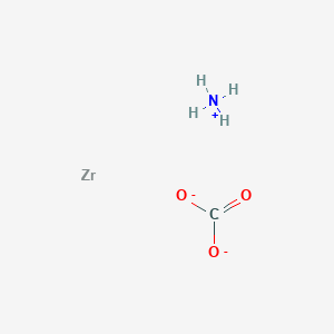 molecular formula CH4NO3Zr- B8729331 Carbonic acid, ammonium zirconium salt 