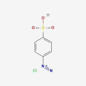 molecular formula C6H5ClN2O3S B8729334 Benzenediazonium, 4-sulfo-, chloride CAS No. 6118-33-8