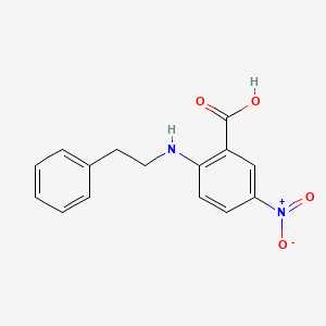 5-Nitro-2-(phenethylamino)benzoic acid