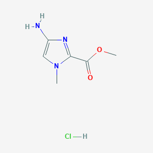 1-Methyl-4-aminoimidazole-2-carboxylic acid methyl ester hydrochloride
