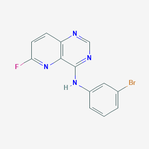 N-(3-bromophenyl)-6-fluoropyrido[3,2-d]pyrimidin-4-amine