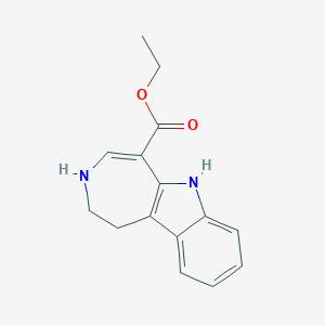 molecular formula C15H16N2O2 B8729371 Ethyl 1,2,3,6-tetrahydroazepino[4,5-B]indole-5-carboxylate CAS No. 85660-66-8